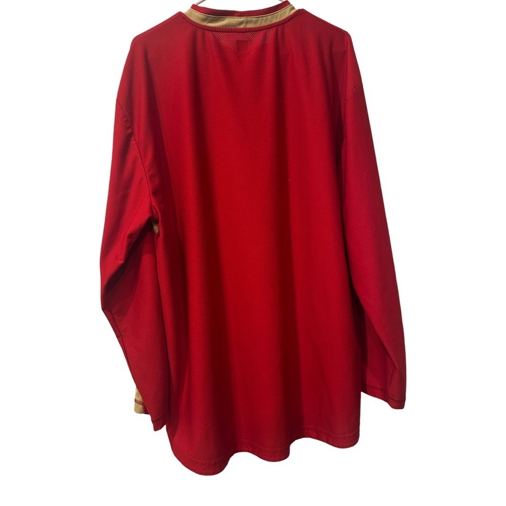 NFL San Francisco 49ers Red and Gold Long Sleeve Vintage Shirt - Picture 3 of 8